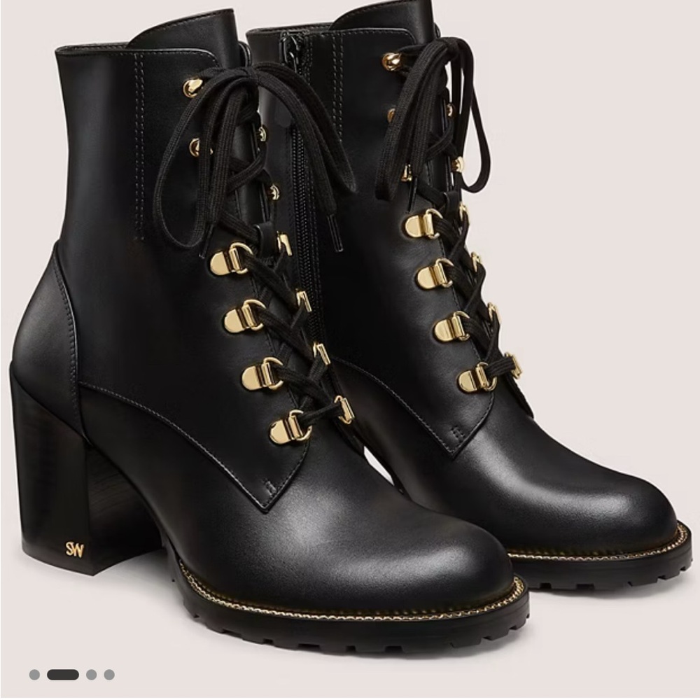 Stuart Weitzman Kolbie Black Bootie